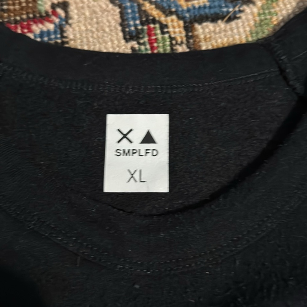 X Smplfd W black sweatshirt - Picture 2 of 9